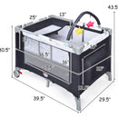 Baby Joy Pack And Play 3 En 1 Portátil Con Moisés Y Cambiado