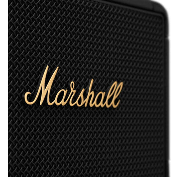 Marshall Kilburn || Parlante Portátil Bluetooth Negro/latón Color Negro