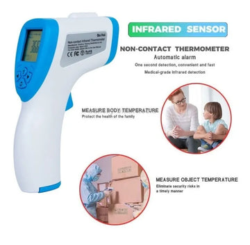 Termómetro Infrarrojo Digital Bo Hui T-168 Con Certificado Púrpura