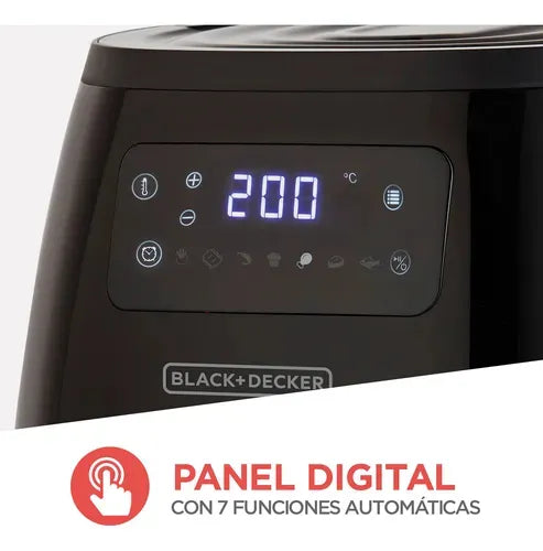 Combo Cocina Fácil Black+decker Freidora + Licuadora Pro. Negro