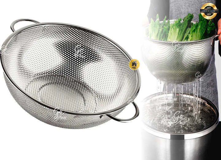 Escurridor Aceite Papas Patacones Colador Metal Galvanizado