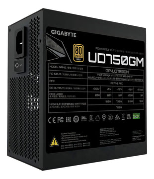 Fuente de poder para PC Gigabyte Gp-Ud750gm 750W negra