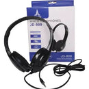 Audífonos / Diadema / Auricular Con Micrófono 1 Plug Jd-809 Negro