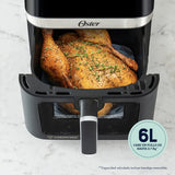 Oster® Freidora De Aire, Panel Digital, Capacidad 6 Litros Color Negro