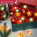 Luces Navideñas Led 10 Ft Decoraciones Hombre De Jengibre