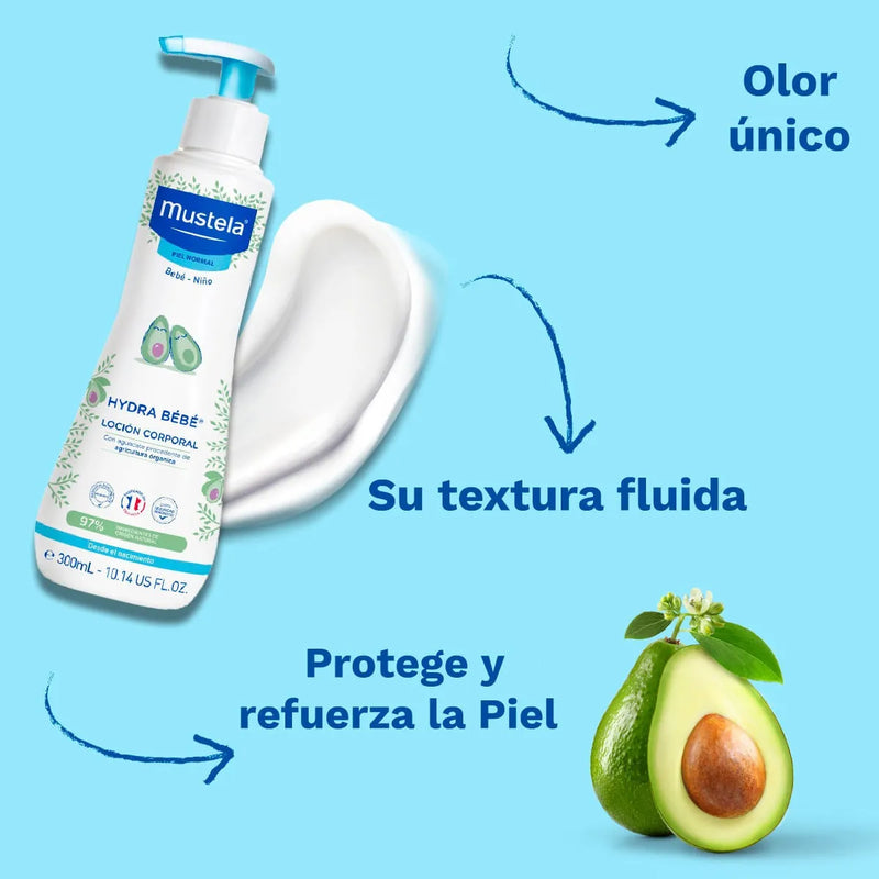 Hydrabebe Crema Hidratante De Mustela 300 Ml