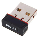 Tarjeta Nano Adaptador Receptor Usb Wifi 150mbps 802.11n Pc
