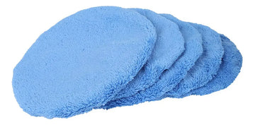 X Autohaux 5pcs 9-10 Pulgadas Azul Cielo Microfibra Cera De