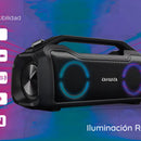 Parlante Aiwa AWS700BT portátil con bluetooth waterproof negra