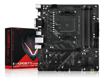 Motherboard Board B450 Am4 Placa Base B450 Amd Ryzen Negro