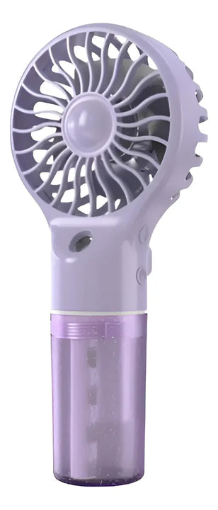 Humidificador Y Ventilador De Mano Lila-blanco-marfil Y Curuba