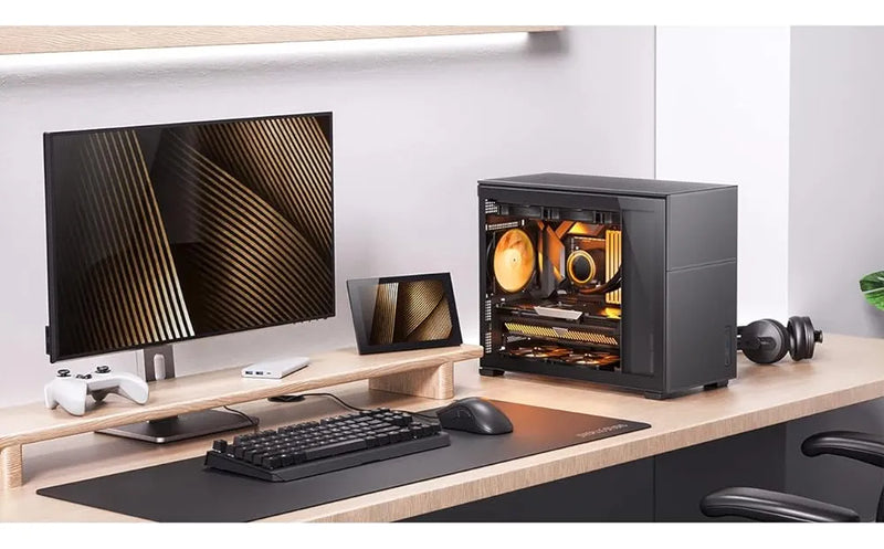 Jonsbo D31 Mesh Caja De Computadora Micro Atx Negra, Placa B Black