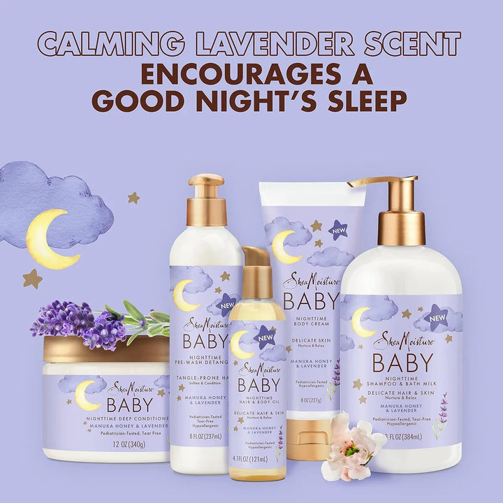 Shea Moisture Baby Care Set Champú Relajante Nocturno Y