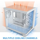 Caja Para Pc Musetex Atx, Vidrio Templado, 3 Ventiladores