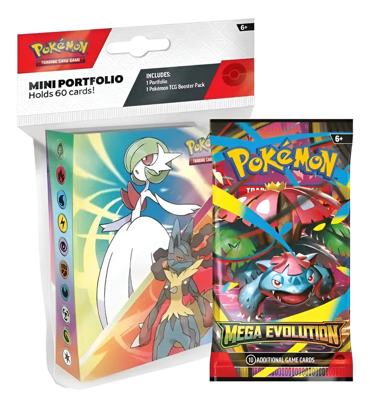 Mini Portafolio Megaevolucion + Sobre Pokemon Español