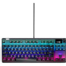 Teclado SteelSeries Apex QWERTY QX2 Red inglés US color negro con luz RGB