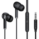 Audífonos Alámbricos Manos Libres Con Micrófono Para 3.5mm J Negro