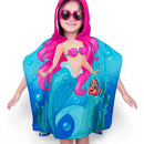 Toalla Poncho Con Capucha Para Ninos