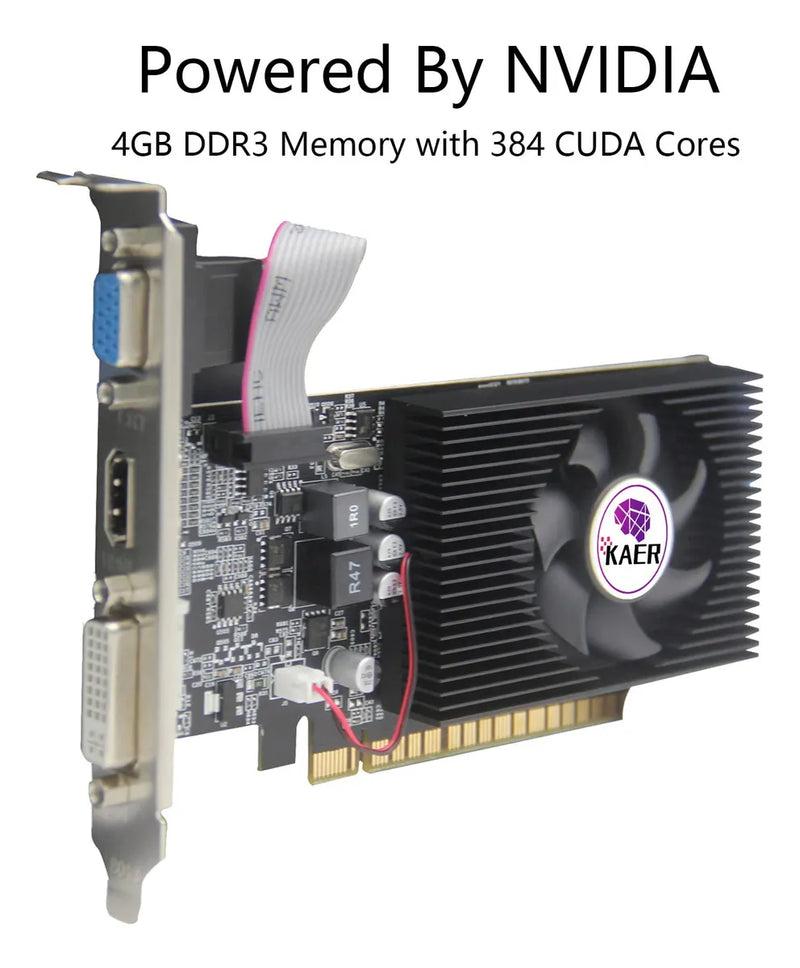 Tarjeta Grafica Kaer Gt 730, Ddr3 De 4 Gb, Directx 11 De 128