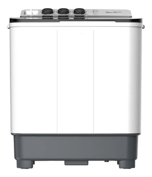 Lavadora Midea Twin Force Carga Superior 10.1kg Blanca