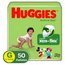 Pañales Huggies Active Sec Etapa 3/g X 50und Grande (g)