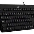 Teclado Compacto Usb Genius Luxemate 110 Español Color Del Teclado Negro