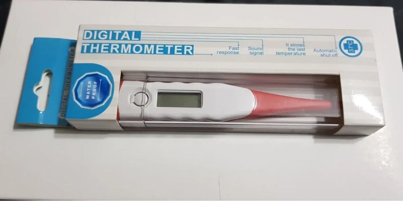 Termómetro Digital Punta Flexible, Alarma Automático Persona