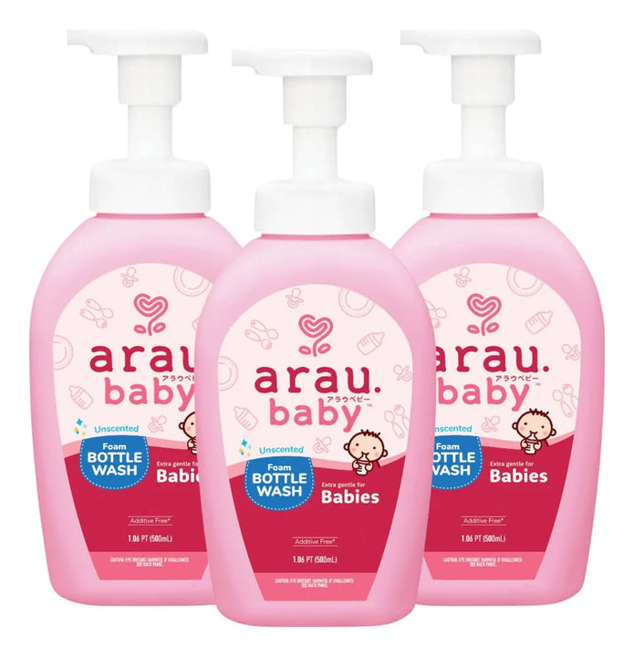 Arau Baby Jabon De Espuma Para Botellas, Sin Perfume (16.9 F