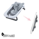 Tina Bañera Plegable Para Bebé Color Gris Tina Bañera Plegable Para Bebé