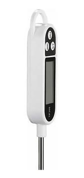 Termómetro De Cocina Digital Con Baterías Incluidas Blanco