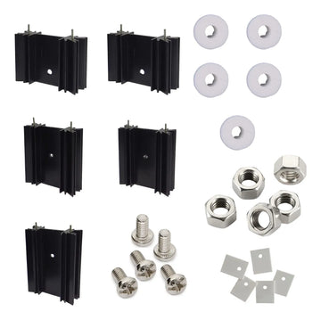 Kit De Aislante Electrónico Disipador Aluminio To-220