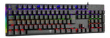 Teclado Gamer T-dagger T-tgk310-bl Naxos Rainbow Blue Switch