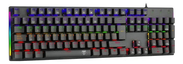 Teclado Gamer T-dagger T-tgk310-bl Naxos Rainbow Blue Switch