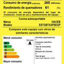 Estufa Romero Gabinete Torre Mixta 3x1 Gas Propano Plata Tipo de conexión Gas envasado