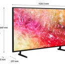Televisor Smart Samsung UN50DU7000KXZL 50" 4K Crystal