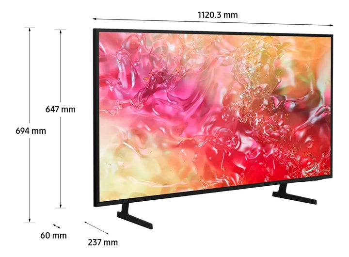 Televisor Smart Samsung UN50DU7000KXZL 50" 4K Crystal