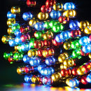 Extensión 200 Luces Navideñas Led Solar Qedertek 72 Pies