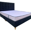 Colchon Doble + Basecama + Espaldar Almohadas Envio Bogota Negro Gris Cafe