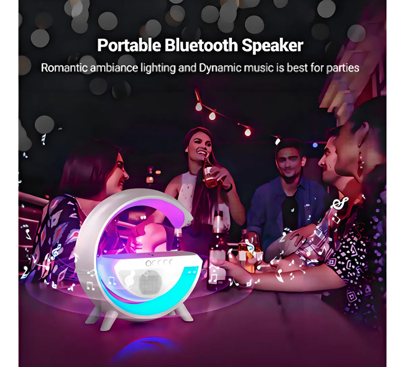 Parlante Genérica BT-2301 portátil con bluetooth blanca