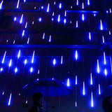 Set 2 Extensiones 10 Tubos Con Luces Navideñas Led Qishi