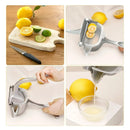 Maquina Exprimidora Frutas Manual Practica Acero Inoxidable Plateado
