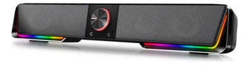 Altavoz Redragon Darknets Gs570 Rgb con barra de sonido, color negro