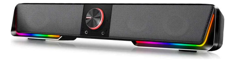 Altavoz Redragon Darknets Gs570 Rgb con barra de sonido, color negro