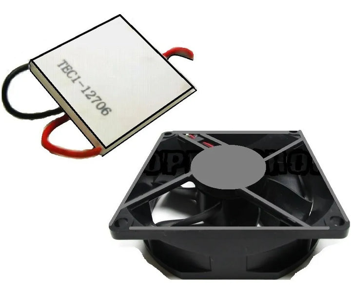 Celda Termoelectrica Peltier 12706 12v + Ventilador 12 Vdc