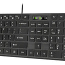 Combo Mouse y teclado Ultradelgado Genius Slimstar C126 Conexion Usb Negro, en español
