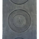 Plancha / Parrilla 3 Puestos Lineal Gris Oscuro
