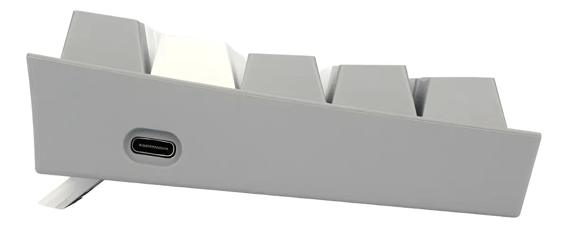 Teclado Wireless Redragon Fizz Pro Rgb 60% White/grey Sw Red Idioma Español Color Del Teclado Blanco/gris