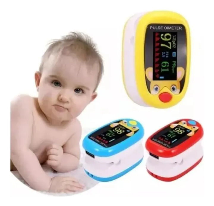 Combo Termómetro Frente Y Oxímetro Niños