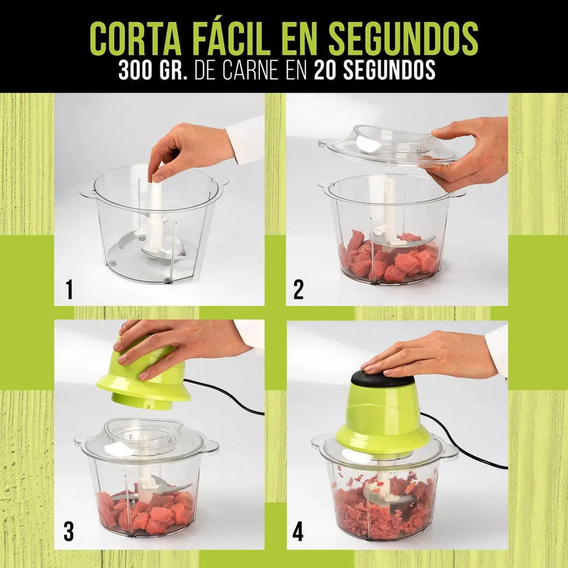Picatodo Eléctrico Triturador Alimentos Carne Verdura Frutas Segun Disponibilidad.