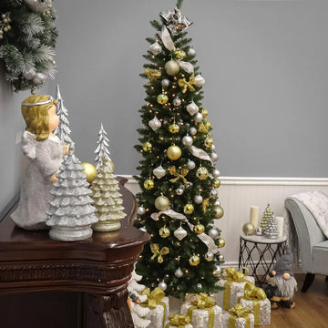 Árbol Artificial Preiluminado Kingswood 6.5 Pies